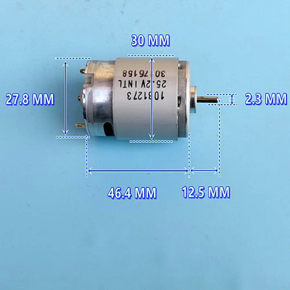 Johnson Electric Micro 395 Motor DC 12V-25V 11000RPM High Speed Strong Magnetic Large Torque Small Machine  Hand Drill