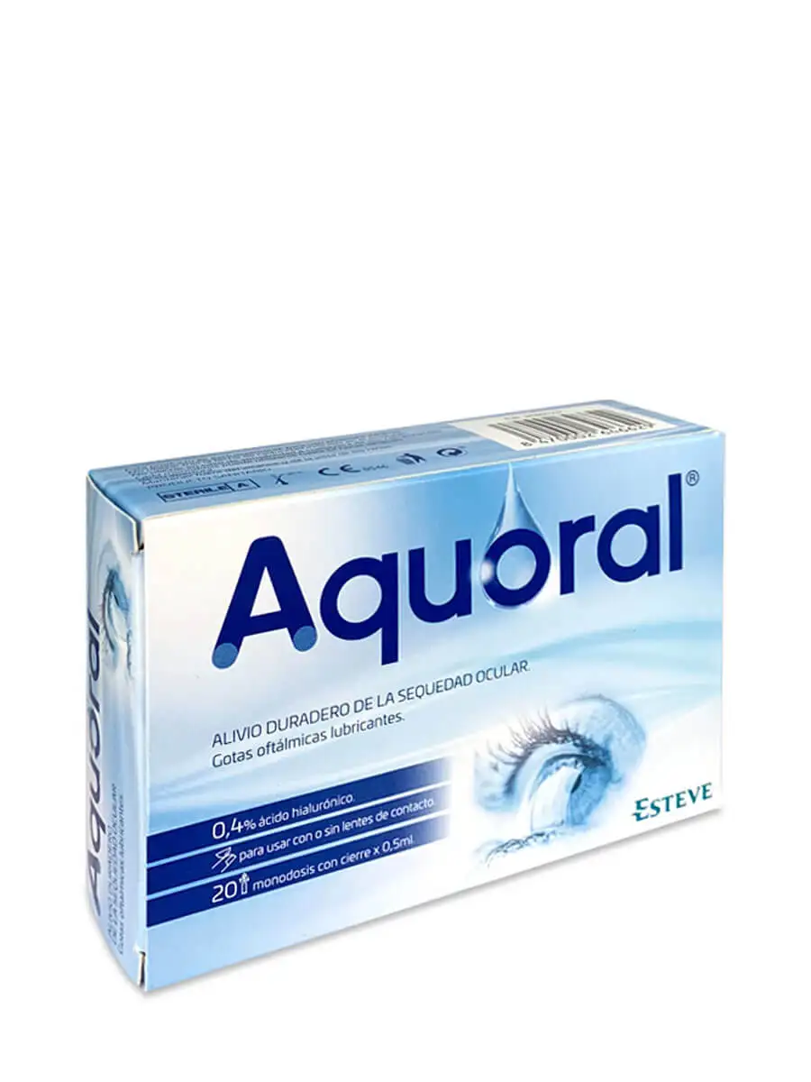 Aquoral eye drops eye dryness 20 single-dose 0.5 ml-moisturizes your eyes and ends with dryness and irritation