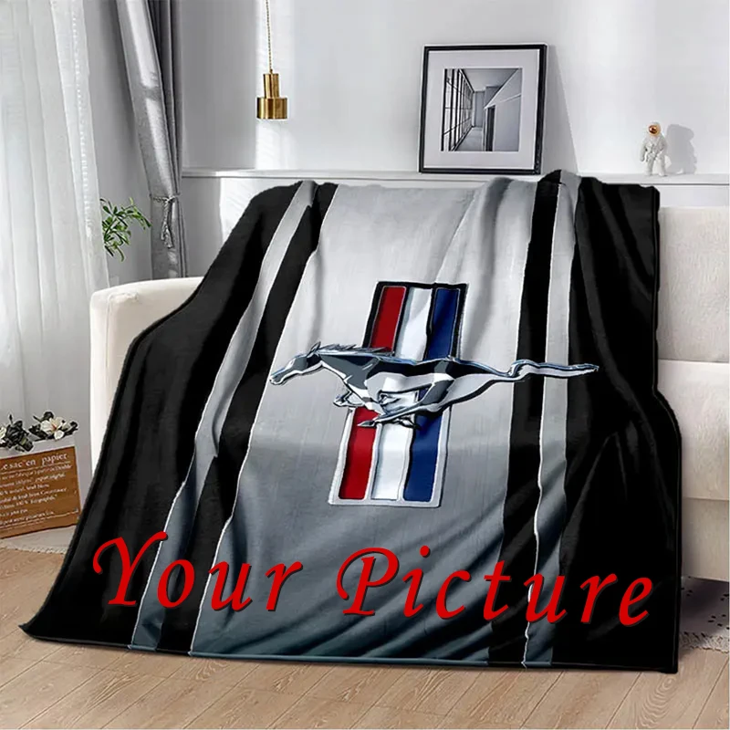 Your Picture Blanket Cover Coral Fleece Plush Customized DIY Print on Demand Dropshipping Warm Throw Blanket for Bedspread