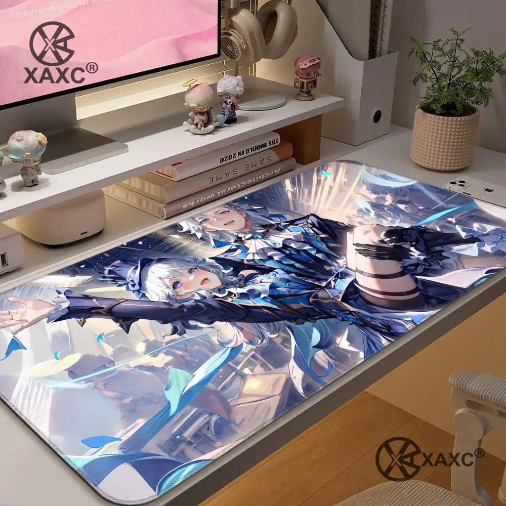 

Furina Genshin Impact Anime XAXC Mouse Pad large keyboard mouse desk pad non-slip rubber gaming mouse pad laptop mouse carpet