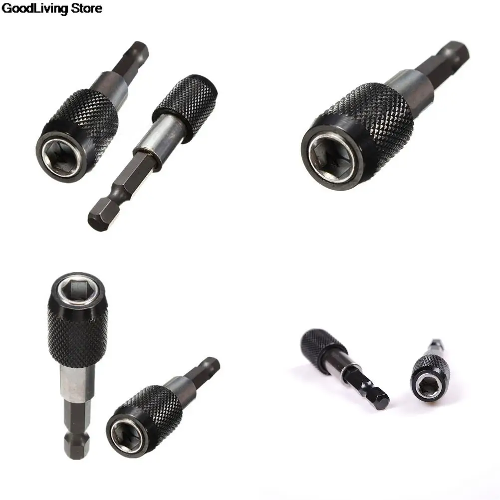 1 PCS 60mm Electric Magnetic Drill Bit Holder Quick Release Screwdriver Bit Holder 1/4 Hex Shank Power Tool Drill Accessories