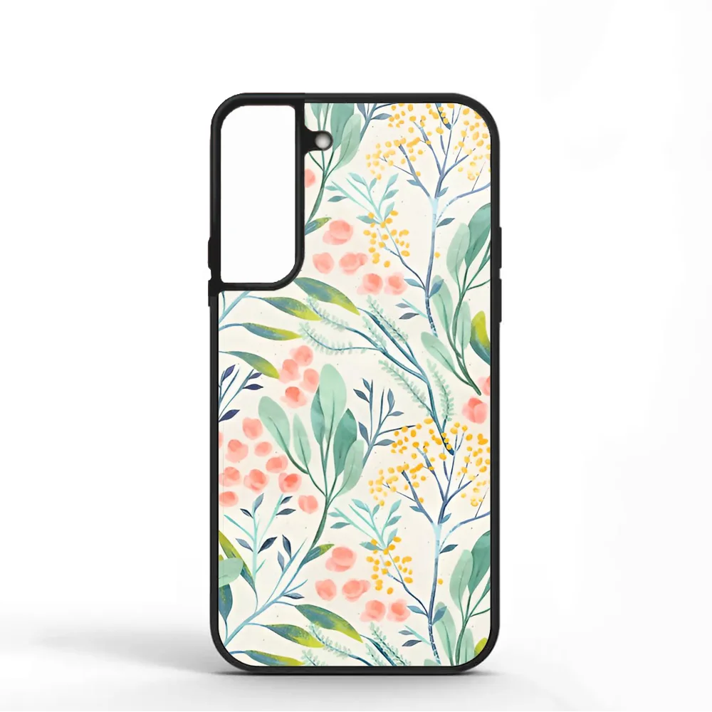 Botanical Garden Phone Case For Samsung S10 S20 S21 S22 S24 S30 Plus ULTRA Mirror Acrylic Cover