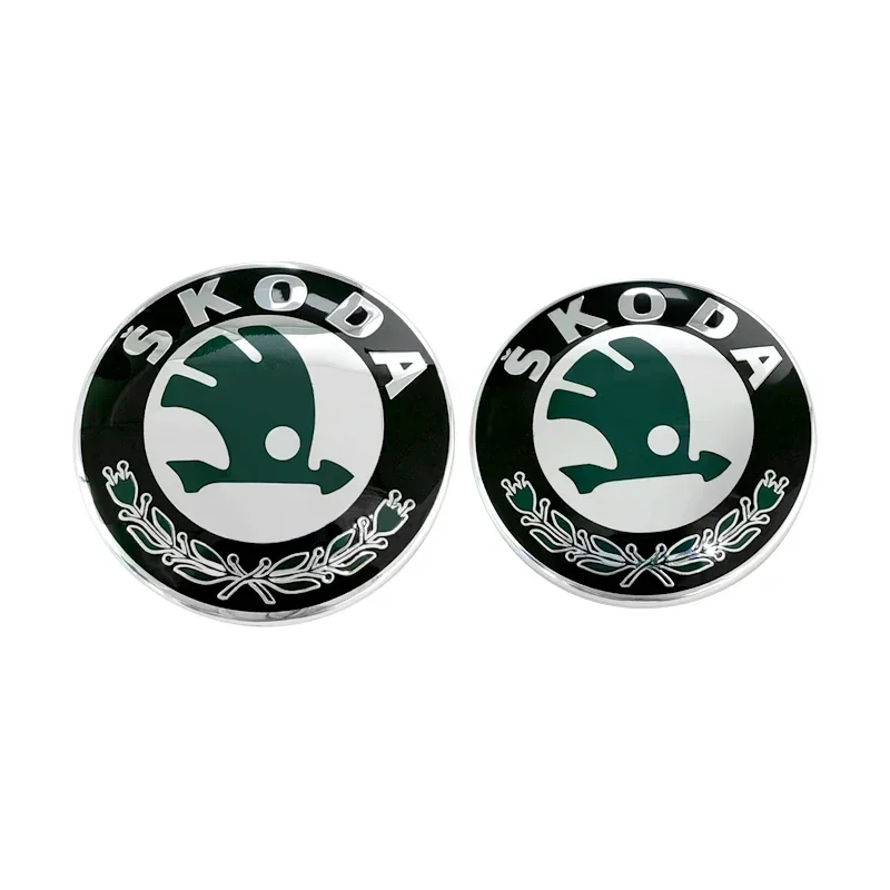 Car Rear Front Emblem Trunk Badge Sticker for Skoda Kodiaq Karoq 2 A7 Tour VRS Superb Octavia Yeti Fabia 1 Rapid Accessories view 2