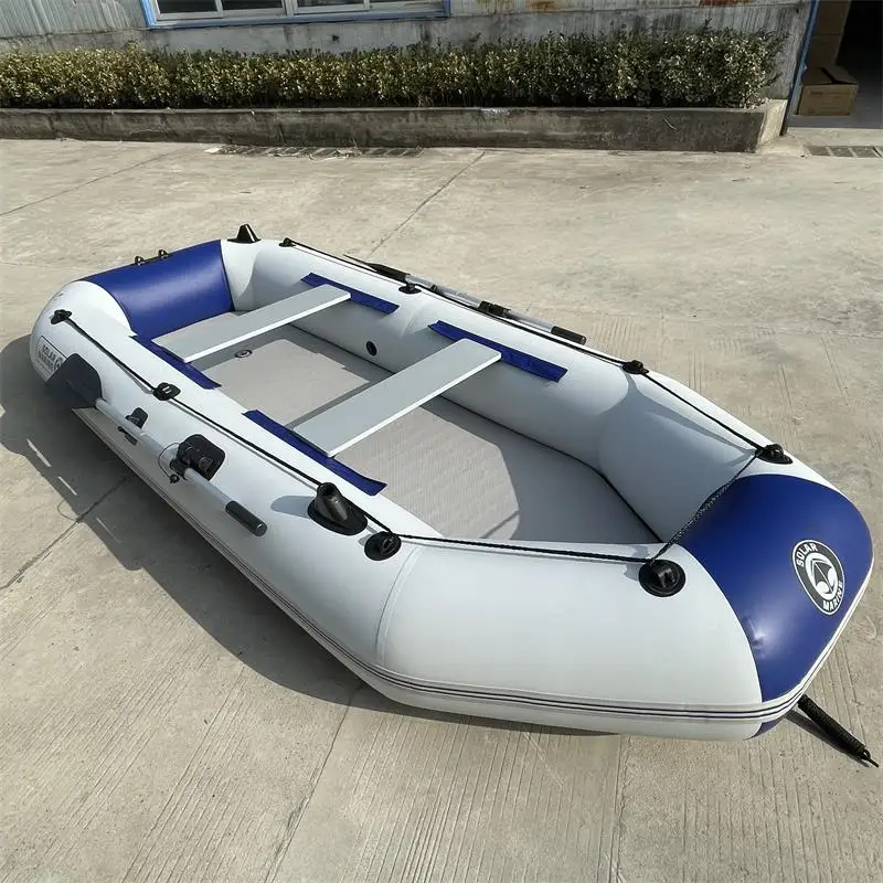 قارب صيد من مادة PVC قابل للنفخ بطول 3.3 متر #3