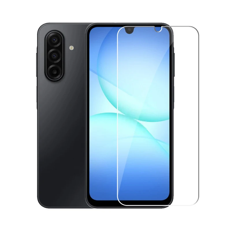 6in1 HD كامل Gule الزجاج لسامسونج غالاكسي A17 حامي الشاشة غالاكسي A17 الزجاج المقسى واقية عدسة الهاتف فيلم سامسونج A17