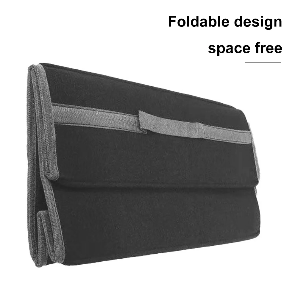 Stowing Tidying Container Bags Storage Box Portable Foldable Car Trunk Organizer Cloth Auto Interior Car Accessories Anti Slip