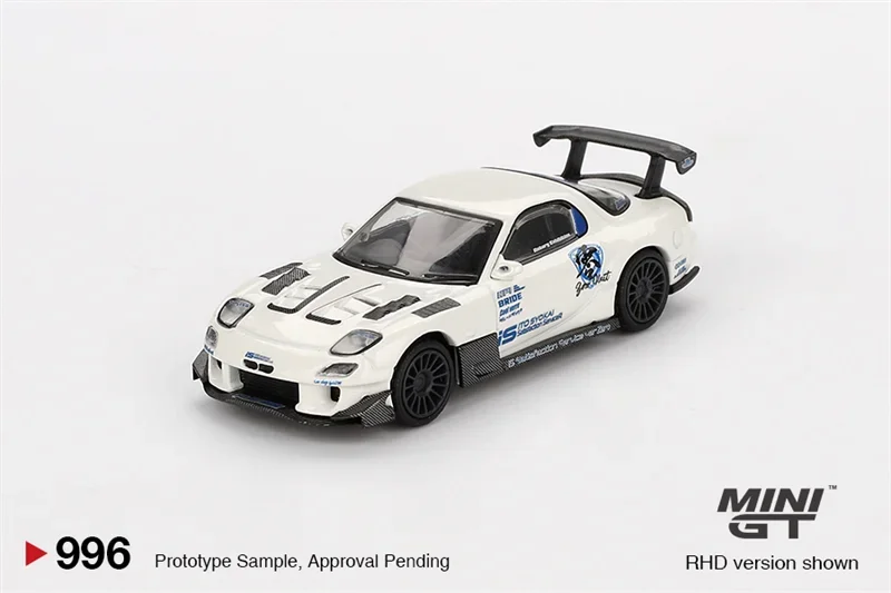 

MINI GT 1:64 RX7 FD3S Itosyoukai Rei-gouki with RE Amemiya white Diecast Model Car