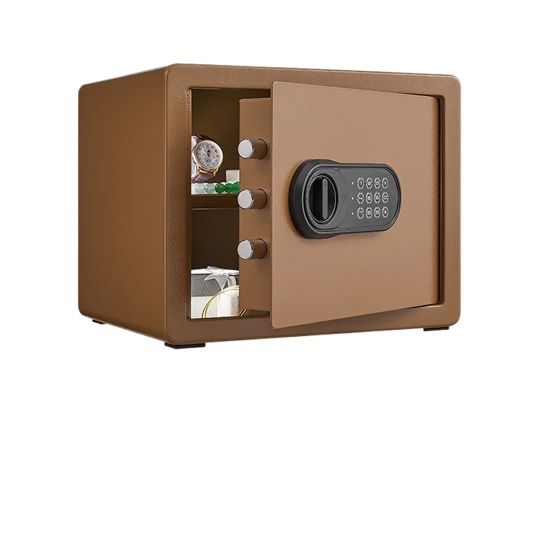 

Сейф с паролем по отпечаткам пальцев, бытовой небольшой противоугонный настенный сейф для спальни, электронный сейф с паролем, бытовой