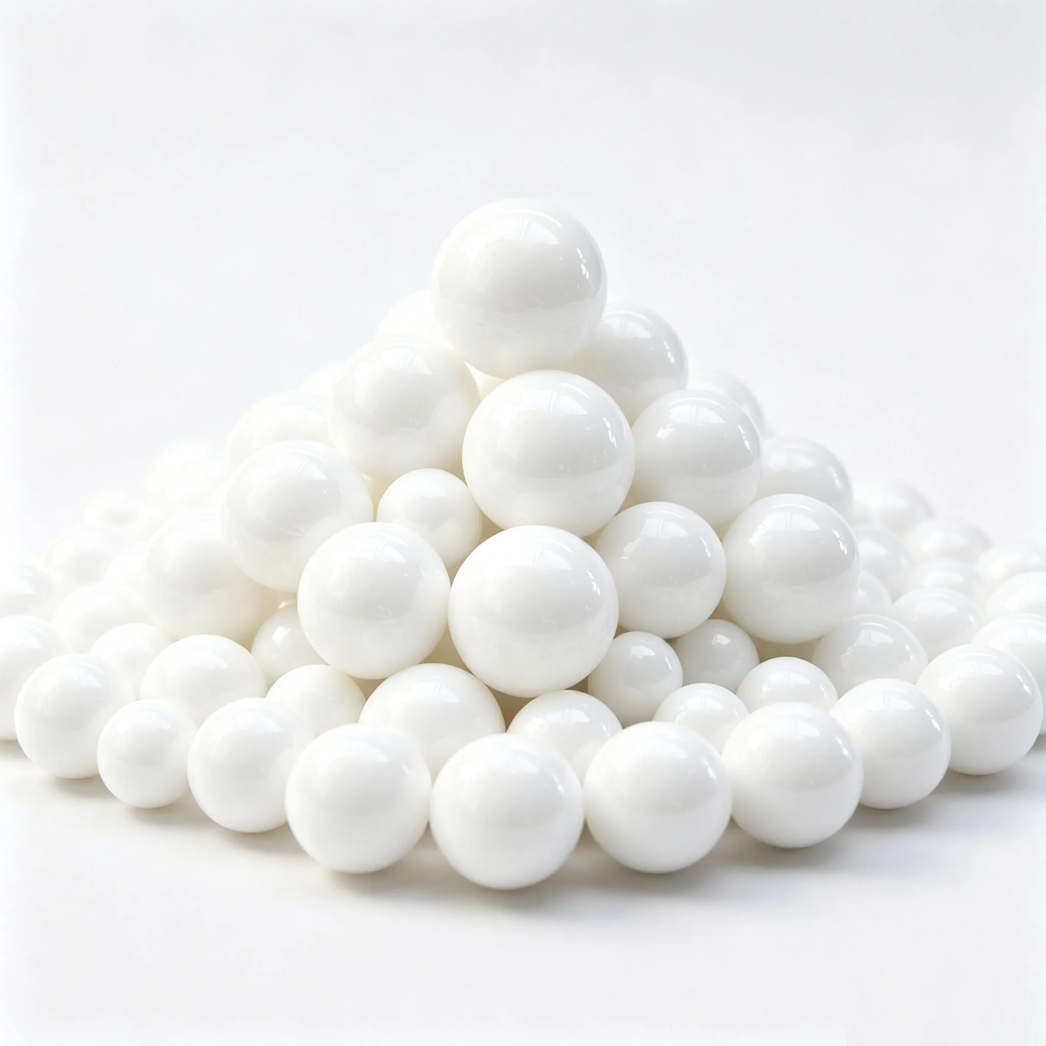 Zirconia Ceramic Balls 0.8-11.5mm High Precision Industrial Grade Solid Beads for Pump Bearing Grinding in Manufacturing 100pcs