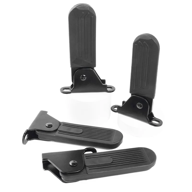 Leg support pads for the front footrests (left and right) of the electric lightweight motorcycle, folding front footrests
