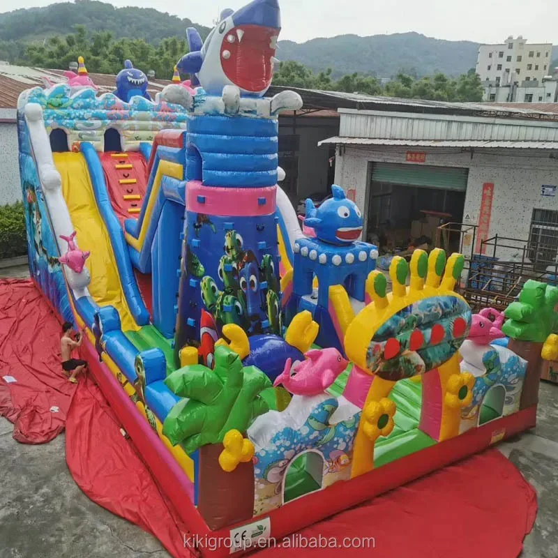 Toy town inflatable bounce house for sale / inflatable trampoline / inflatable bouncer castle