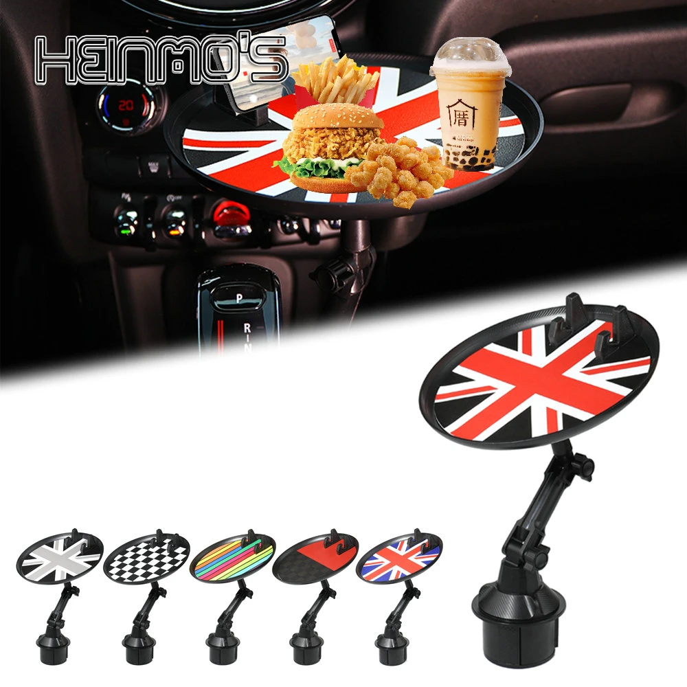 

For Mini Cooper F56 F55 F54 F60 R56 R55 R60 Holder Expander Adjustable Multifunctional Car Seat Cup Holder Snack Tray Drink Hold