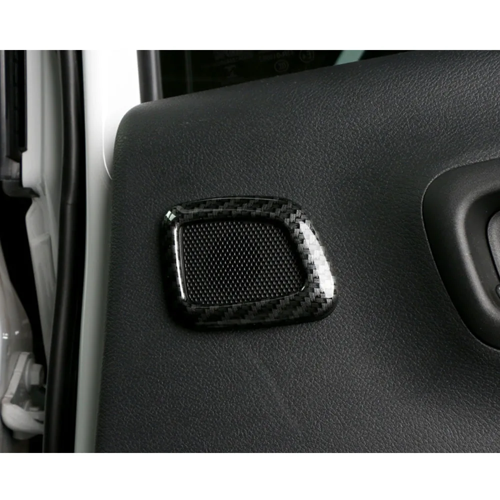 For Jeep Compass 2017 2018 2019 2020 2021 2022 Cover Trim Stereo Inner Rear Door Upside Audio Speak Frame Ring Round Vent Stick