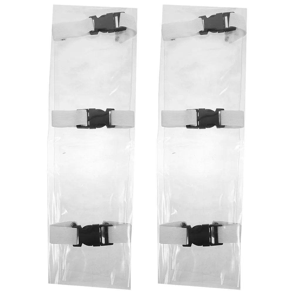 

2pcs Dental Chair Foot Cover Transparent Cushion Non-Slip Elastic Easy Clean Home Supply Chair Sleeve Accessory