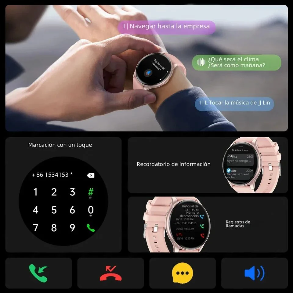 2024 New Bluetooth Call Smart Watch Women Men 1.43\