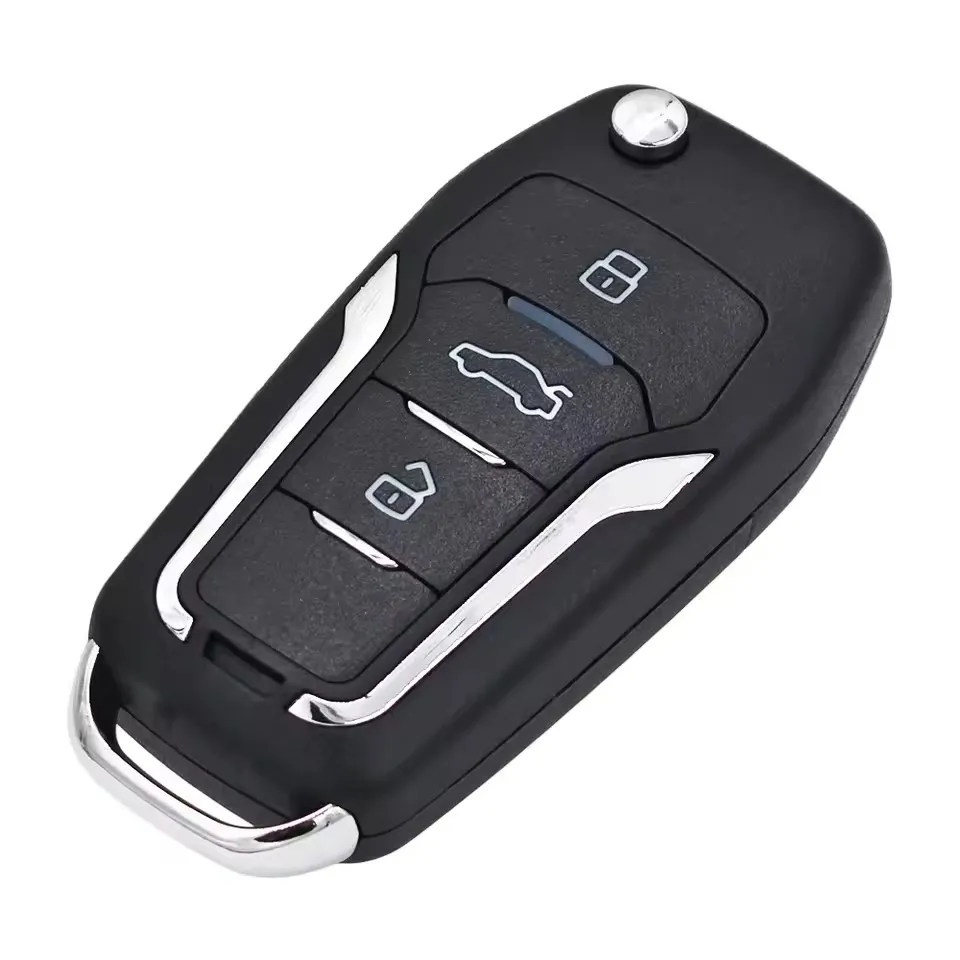 KEYECU Replacement Upgraded Flip Remote Key Fob ASK 433.92MHz ID46 for Suzuki Swift SX4 from 2008-2012 FCC ID: TS002