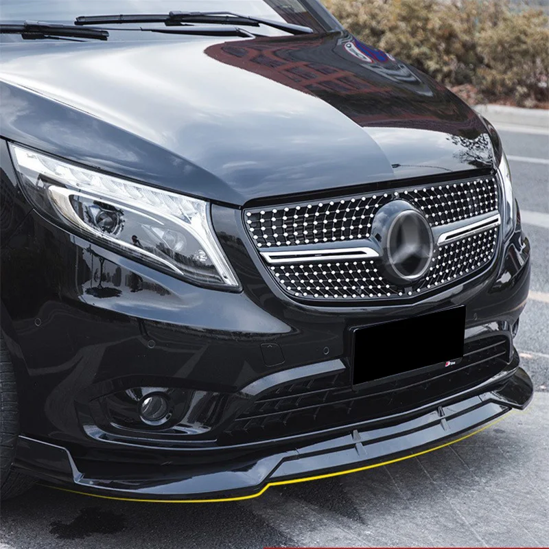 

For Mercedes-Benz VitoTourer V260 2016 / 2023 Front Bumper Lip Separator High Quality ABS Material Guard Spoiler Car Parts