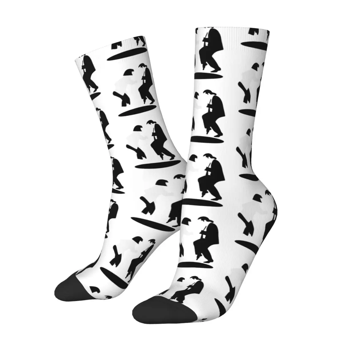 

Fashion Male Men Socks Crazy Pulp Fiction Sock Polyester High Quality Women Stockings Spring Summer Autumn Winter