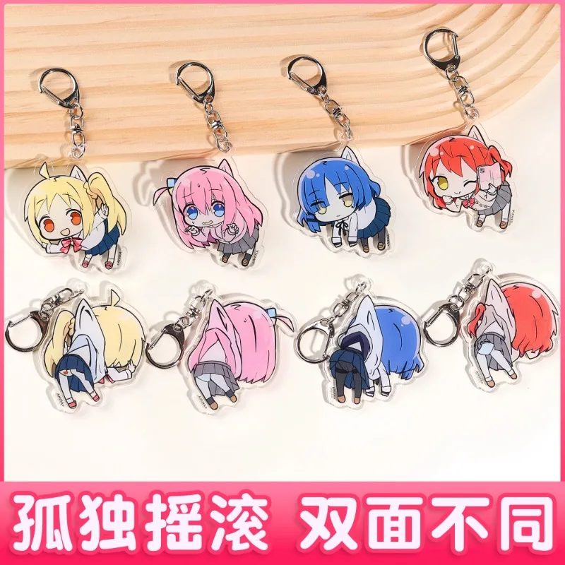 

Bocchi the Rock! Anime Keychain Set - Nijika Ijichi/Ikuyo Kita/Hitori Gotou/Ryo Yamada Cute Character Bag Charm (4PCS)