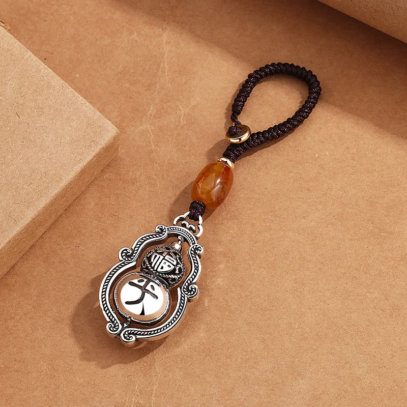 Retro Martial GuanYu Keychain For Men Jewelry Personality Dominant  Guardian Master Car Pendant Male Anniversary Gift image 5