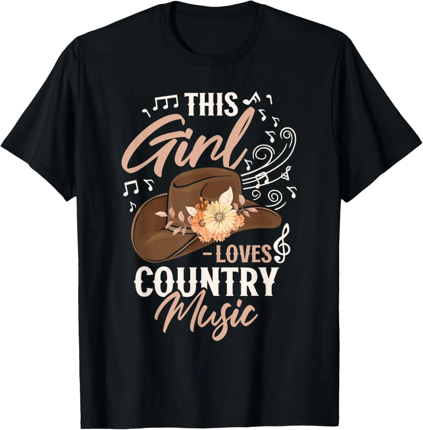 Country Music Girl Country Concert T-Shirt