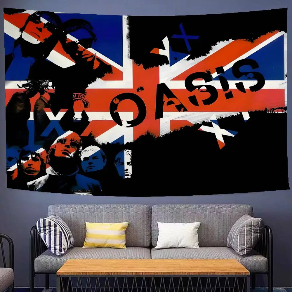 O-Oasis Band Hippie Wall Hanging Tapestries Bohemian Wall Tapestries Mandala INS Home Decor