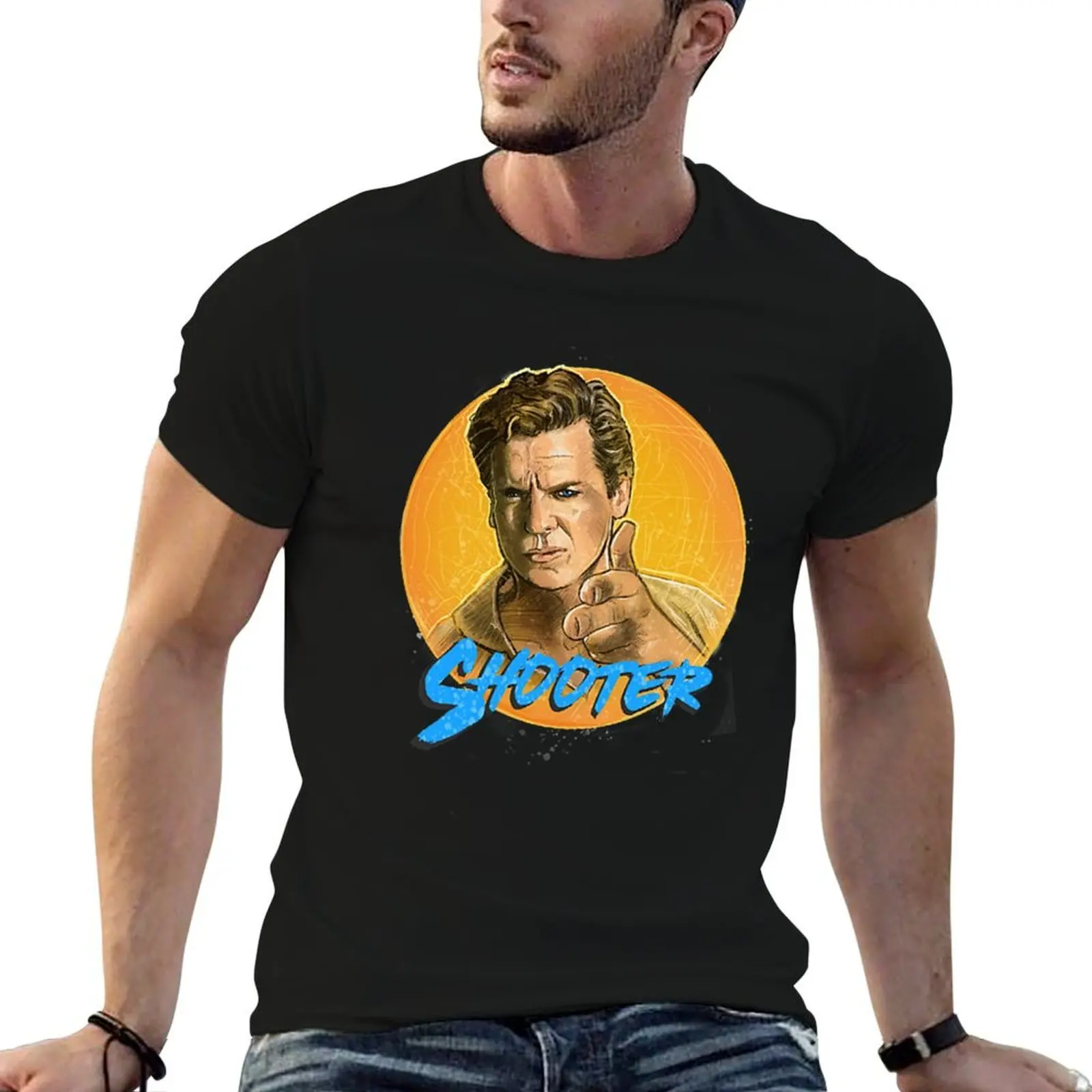 

Shooter McGavin blue T-Shirt t shirts for man graphic vintage t shirt personalised T-Shirt