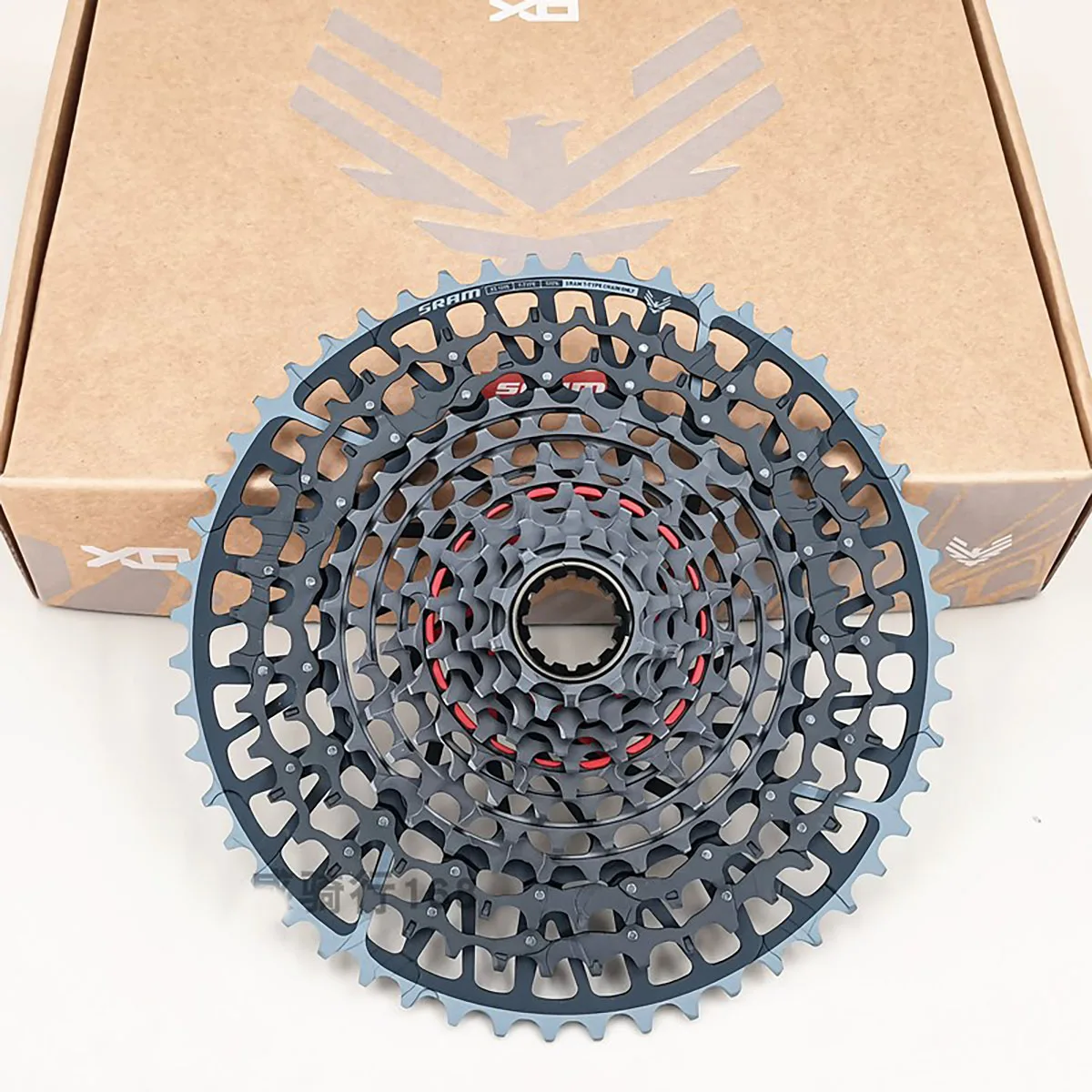 

SRAM XX EAGLE TRANSMISSION XS-1297 Eagle Transmission Cassette CS-XS-1297-A1 T-TYPE EAGLE 10-52T 12SPEED Black