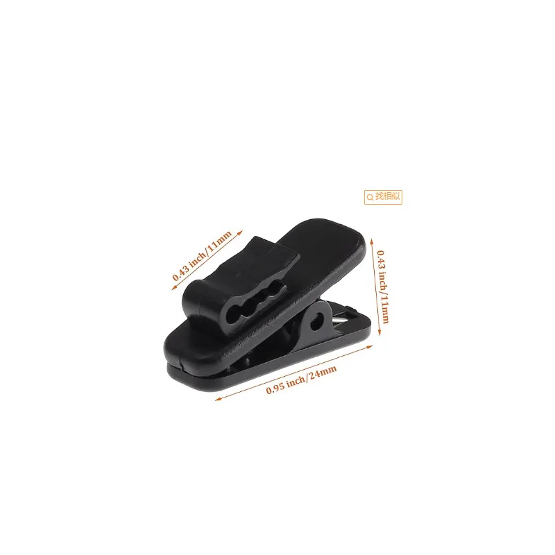 

100 Pcs Headphone Cable Clip Earphone Clips Headphones Round Line Attachment Earphones Accessories Wire Accessory Abs Fixed