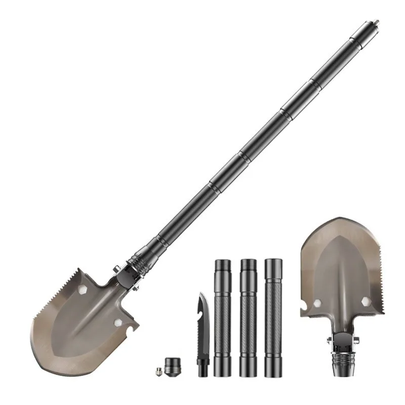 

Многофункциональная складная лопата для активного отдыха, утолщенная, удлиненная, для выживания в дикой природе, съемная, для кемпинга