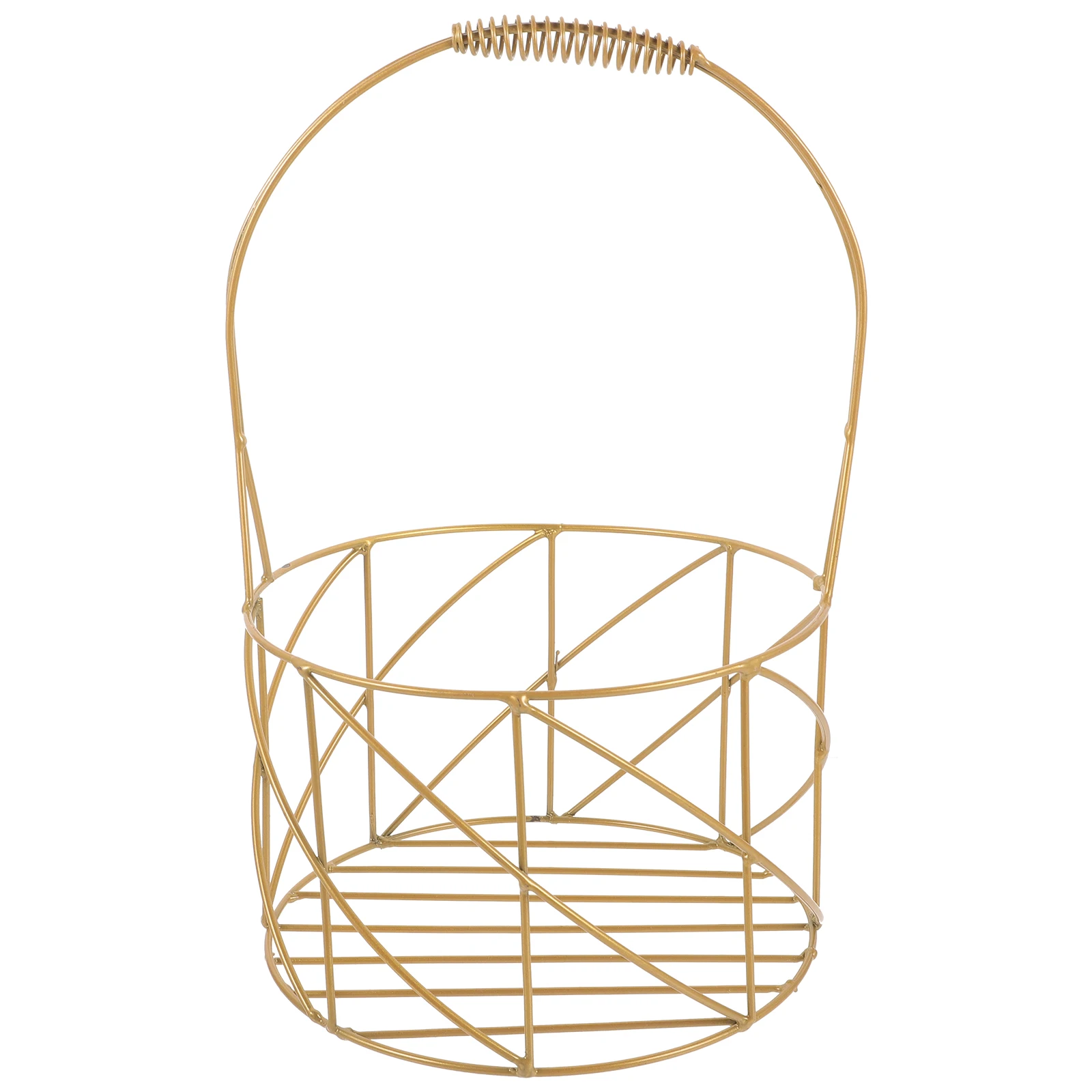 

Golden Wedding Basket Decor H Baskets Gift Container C Party Gift Basket Storage Holder