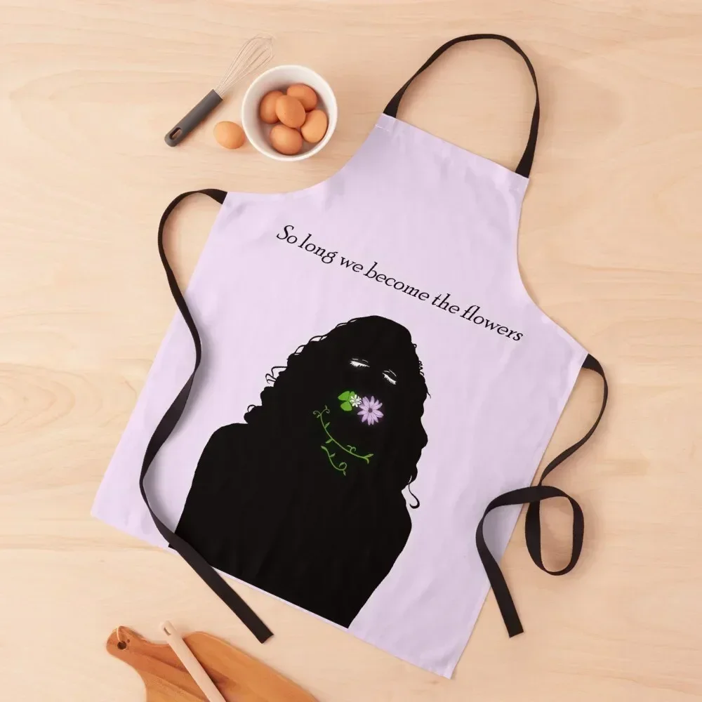 

Hozier Lyric Floral Apron Waterproof Kitchen Woman Things For Kitchen christmas kitchen cloths Cute Accessories Apron