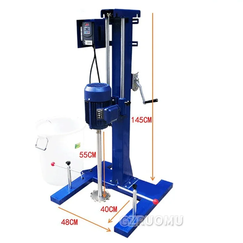 Laboratorio omogeneizzatore a taglio ad alta velocità omogeneizzatore digitale miscelatore miscelatore crema dispersione emulsionante omogeneo 1.5KW 220/380V