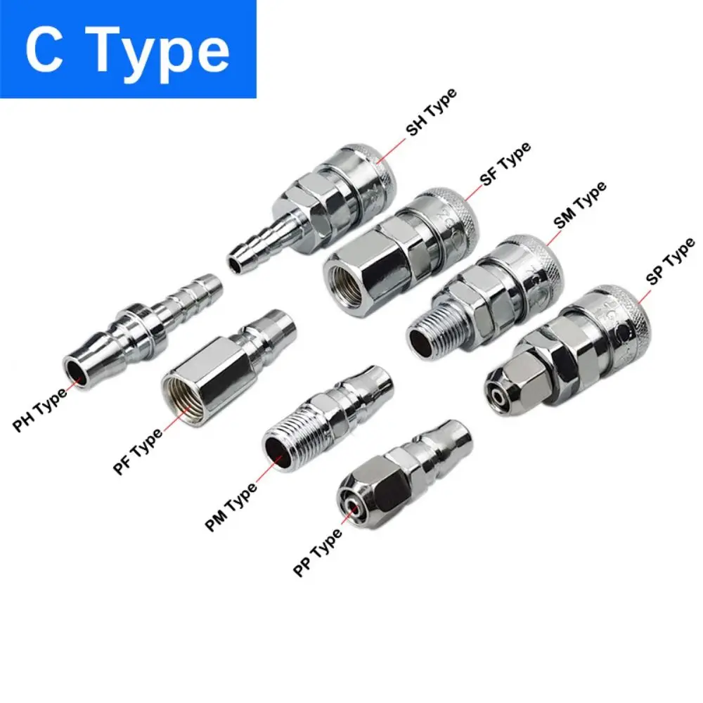 20 30 40 PU Hose Quick Connector SP PP SM PM C Type Rapidities Pneumatic Fitting SH PH SF PF Air Compressor Air Compressor view 5