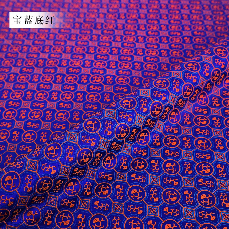 brocade clothing fabric damask jacquard by the yard for sewing woman kimono dress handmade design needlework material