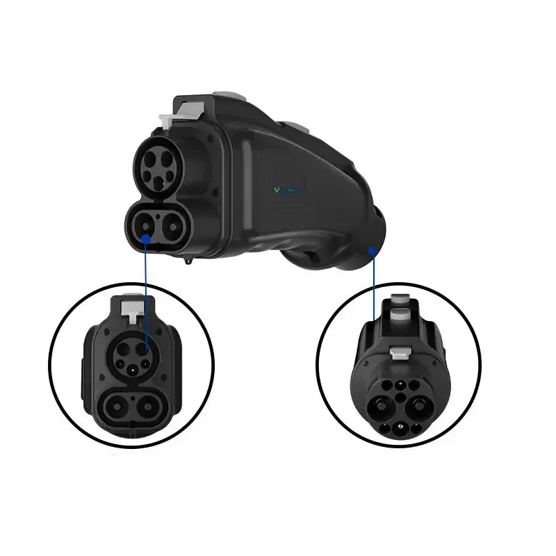 

New Ready to Ship CCS1 to GBT 250A 1000V DC Adapter for VW ID4 ID6 New Version Electrical EV Charger Plug Connector Type C