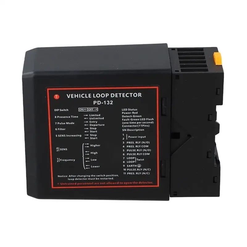 A99E-For Automatic Door And Parking Access Control 220V PD-132 Single Vehicle Sensor Module Inductive Loop Detector
