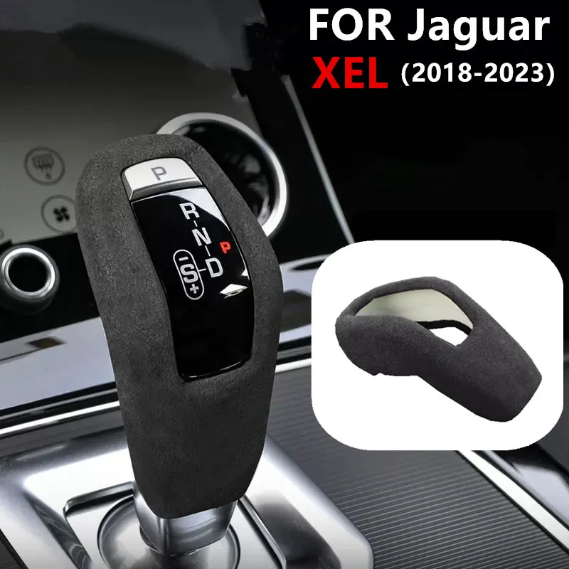 

Car Shift Head Cover Protective Cover Flip Fur Shift Cover Decorative Cover For Jaguar XEL 2018 2019 2020 2021 2022 2023