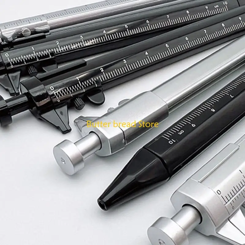 W89C قلم حبر قابلة للسحب مع قلم مكتبة Vernier-Caliper للطالب