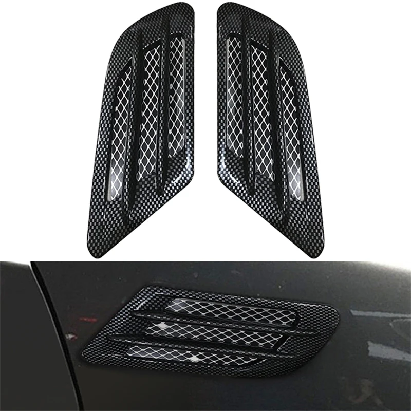 Auto Tuning Car Hood Scoop Air Intake Vent Cover Sharks Gills Bonnet Inlet Decoration For BMW E60 E36 F30 F10 Car Accessories