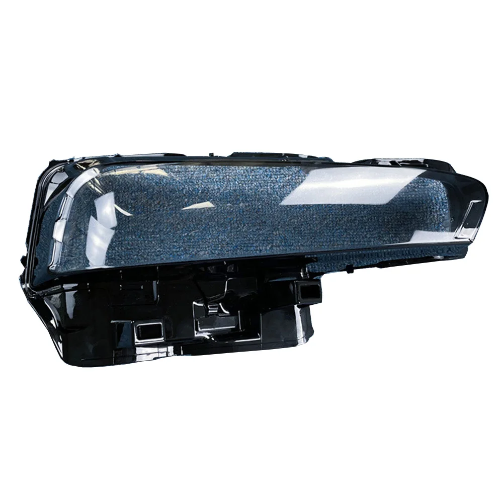 ل Xpeng P7 2020 2021 2022 سيارة الجبهة غطاء المصباح كشافات قذيفة رئيس ضوء مصباح شفاف عاكس الضوء عدسة أقنعة زجاجية #6