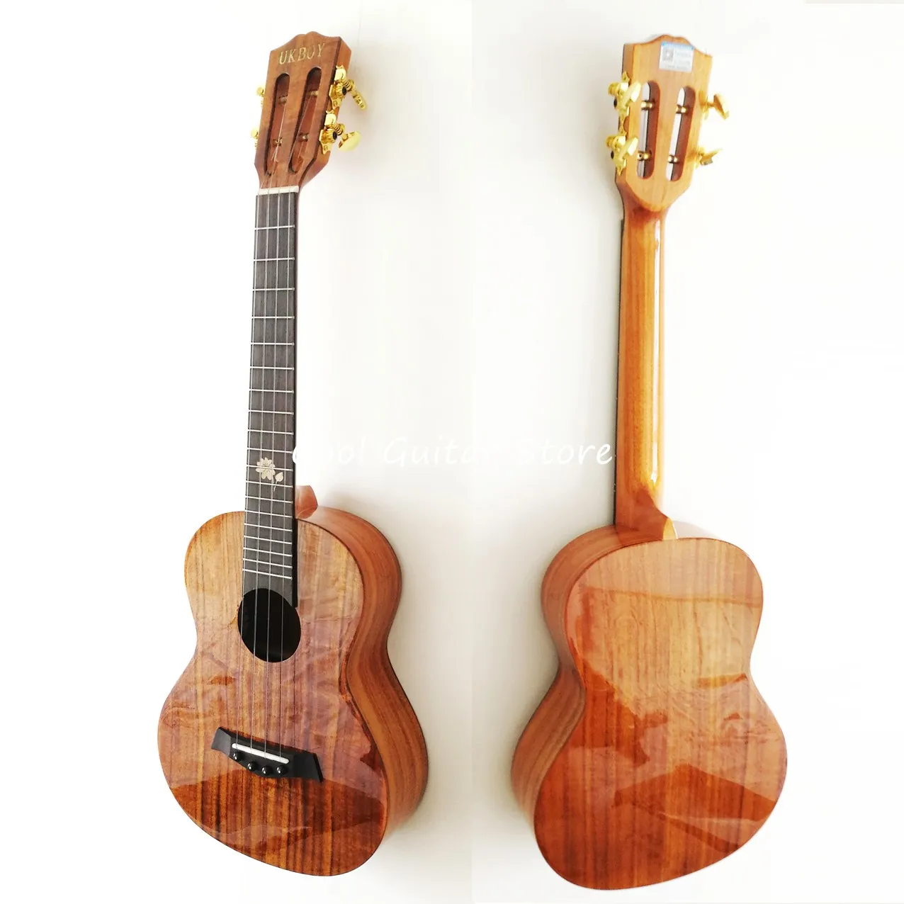 Ukulele-All Solid Wood Acoustic Guitar,Child Tool,Bone Nut Saddle,4 Strings, Top Quality, Free Shipping