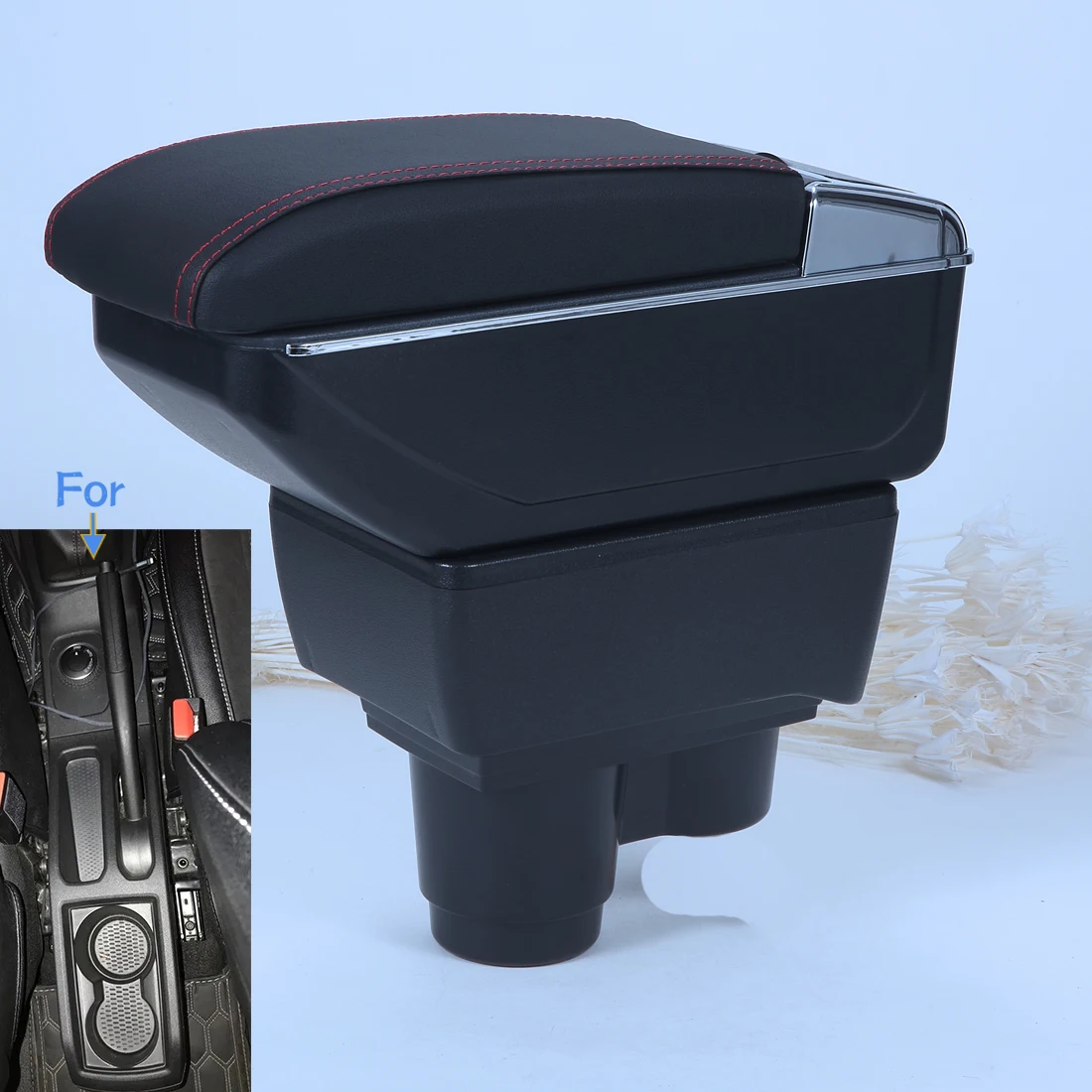 

Подлокотник для Renault Duster / Dacia Duster 2019-2024, улучшенная версия, с функцией хранения, усиленный, автомобильный аксессуар