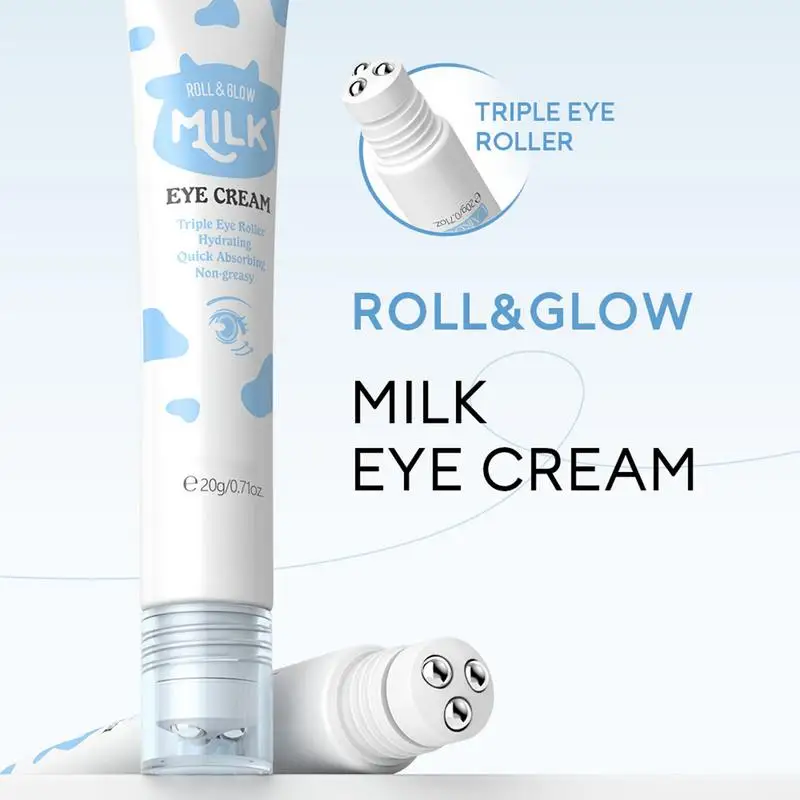 Rodillo de Crema para Ojos, removedor de bolsas para ojeras, antiarrugas, antihinchazón, reduce las líneas finas, hidrata los ojos, cuidado de la piel