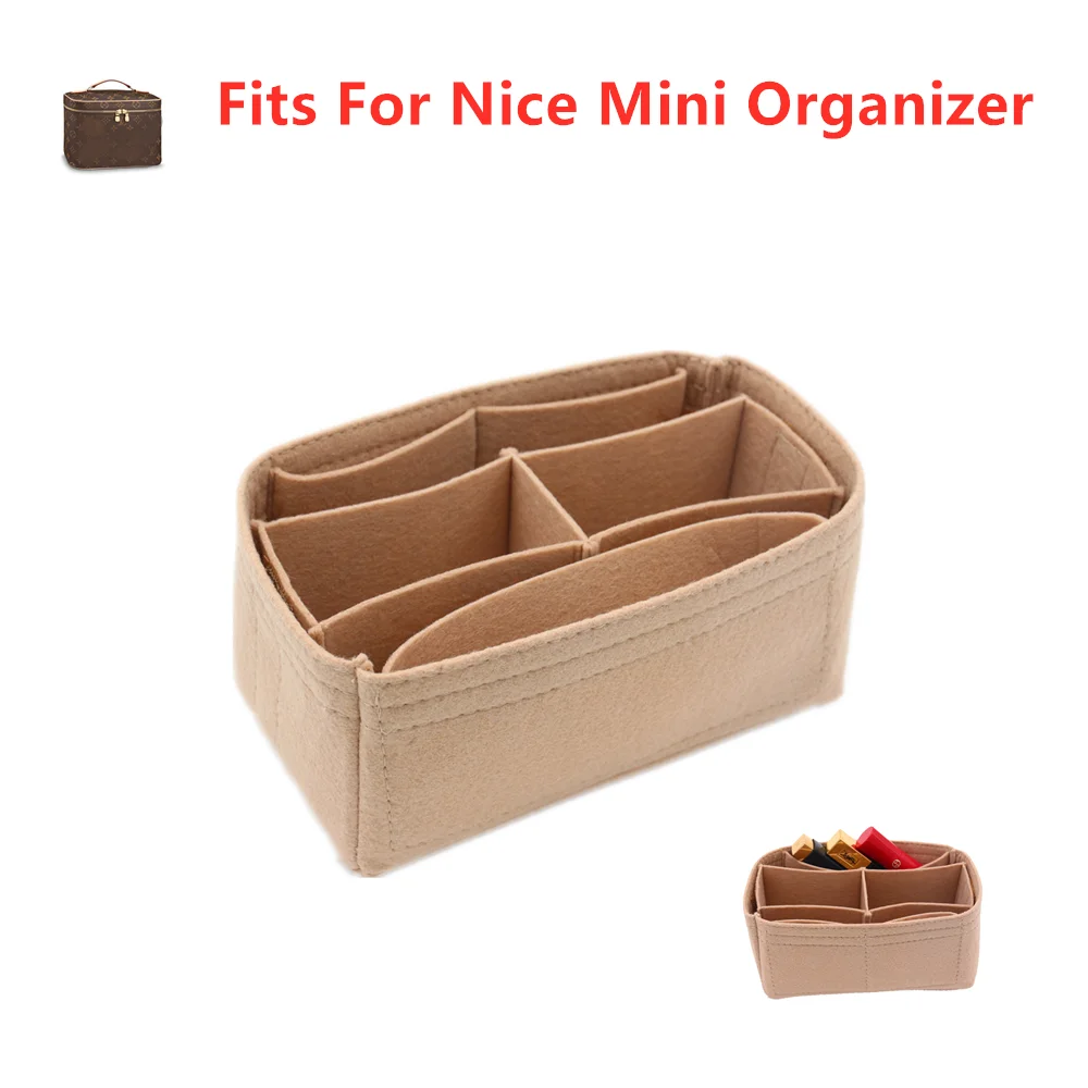 Organizers Nice mini Insert Bags Organizer Makeup Handbag Organizer Inner Purse Portable Cosmetic for nice mini protect bag