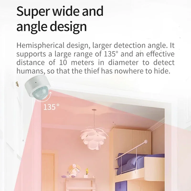 NEW Tuya Zigbee Mini Smart PIR Motion Detector Human Body Infrared Sensor Anti Theft Tuya App Remote Control Smart Life