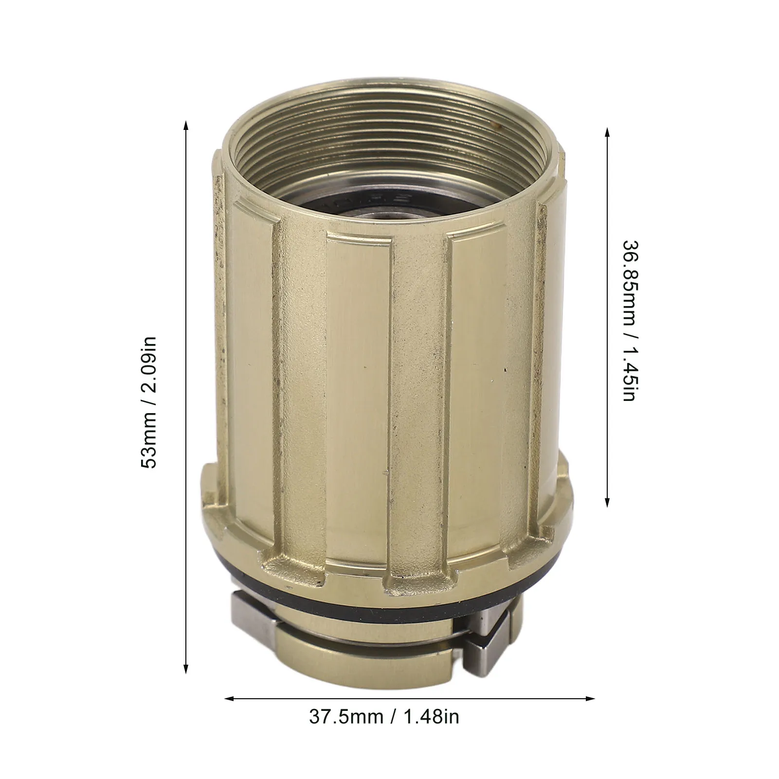 أداة جسم كاسيت الدراجة على الطرق الجبلية 11 سرعة 12 مللي متر قطر الثقب 2 كاسيت محمل جسم حر