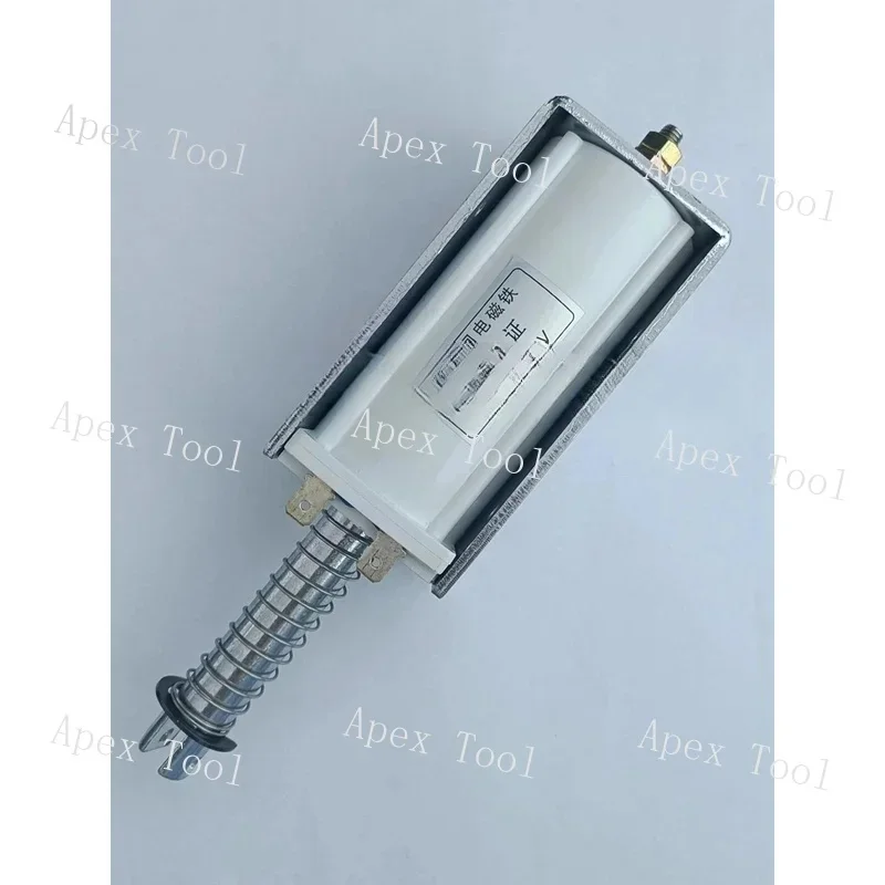 Strong Electromagnet Push-pull Type Long Stroke 60mm, Suction Force 15KG, AC/DC 12V, 24V, 220V Self-resetting 55