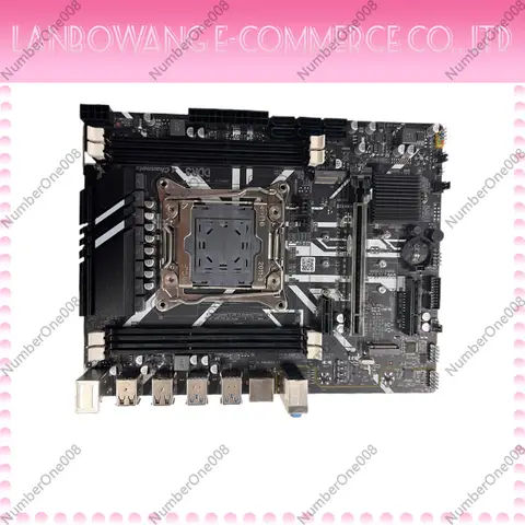 For X99 LGA2011-3 Motherboard, Quad-Channel DDR3 M.2 NVMe Supports E5 2678 V3 CPU