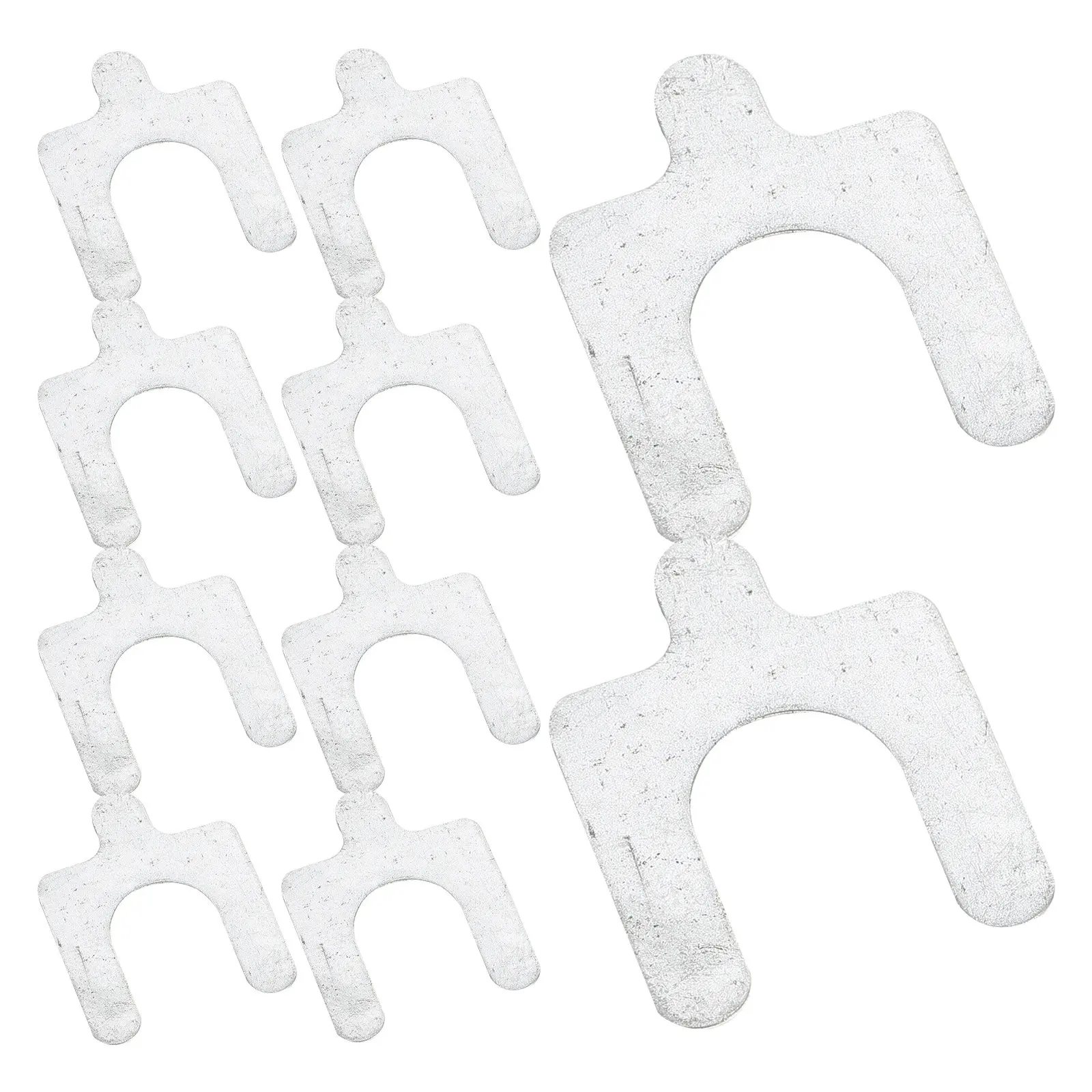 50Pcs U-Shaped Car Alignment Shims Kit Steel Camber Adjustment Tool for Wheel Alignment DIY Automotive Maintenance Precision